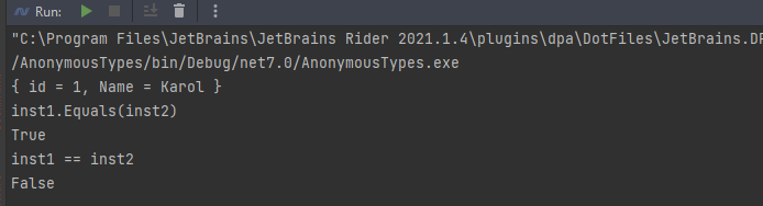 Advanced C#: Anonymous Types